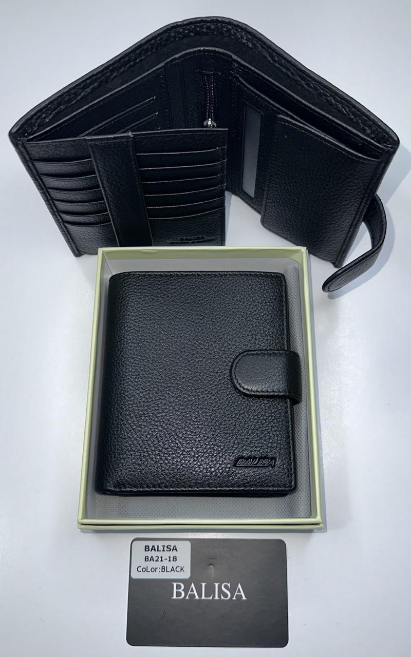 Чоловіче шкіряне портмоне Balisa 21-18 black.Купити чоловічі гаманці гуртом і в роздріб в Україні.