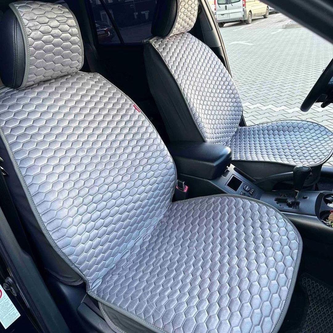 Накидки на передні сидіння CarFashion, модель SOTA FRONT, сірий, фото 1
