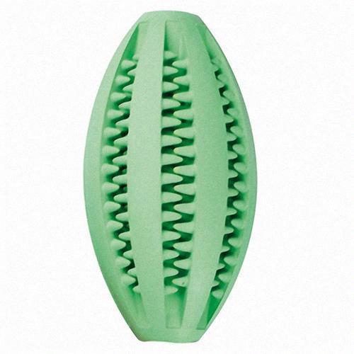 М'яч регби із зубцями та запахом м’яти, гумова іграшка для собак Flamingo Rugby With Mint ФЛАМІНГО