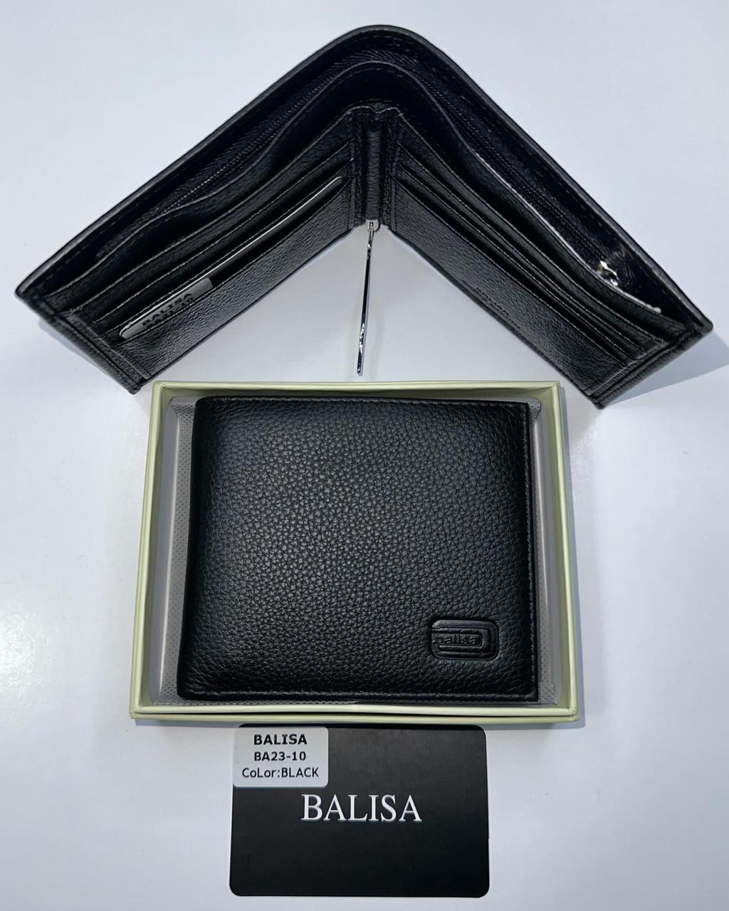 Чоловіче шкіряне портмоне Balisa 23-10 black.Купити чоловічі гаманці гуртом і в роздріб в Україні., фото 1