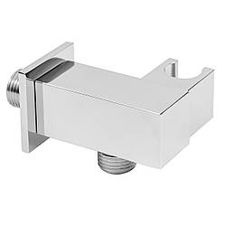 Тримач для лійки для біде прохідний Ango PJ190101 квадратний поворотний 1/2 дюйма хром латунь Brass 62