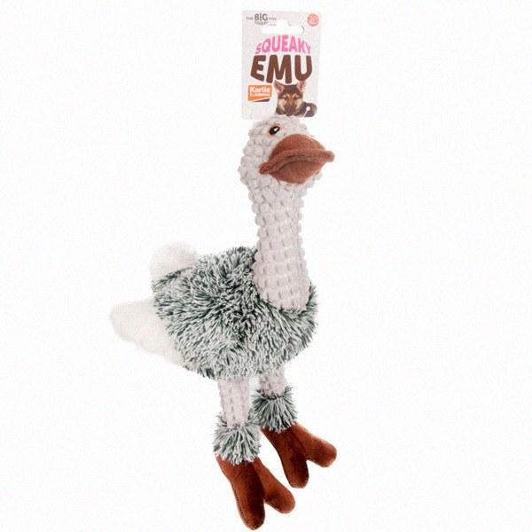 М’яка іграшка з пищалкою для собак Flamingo Emu Plush ФЛАМІНГО СТРАУС ЕМУ