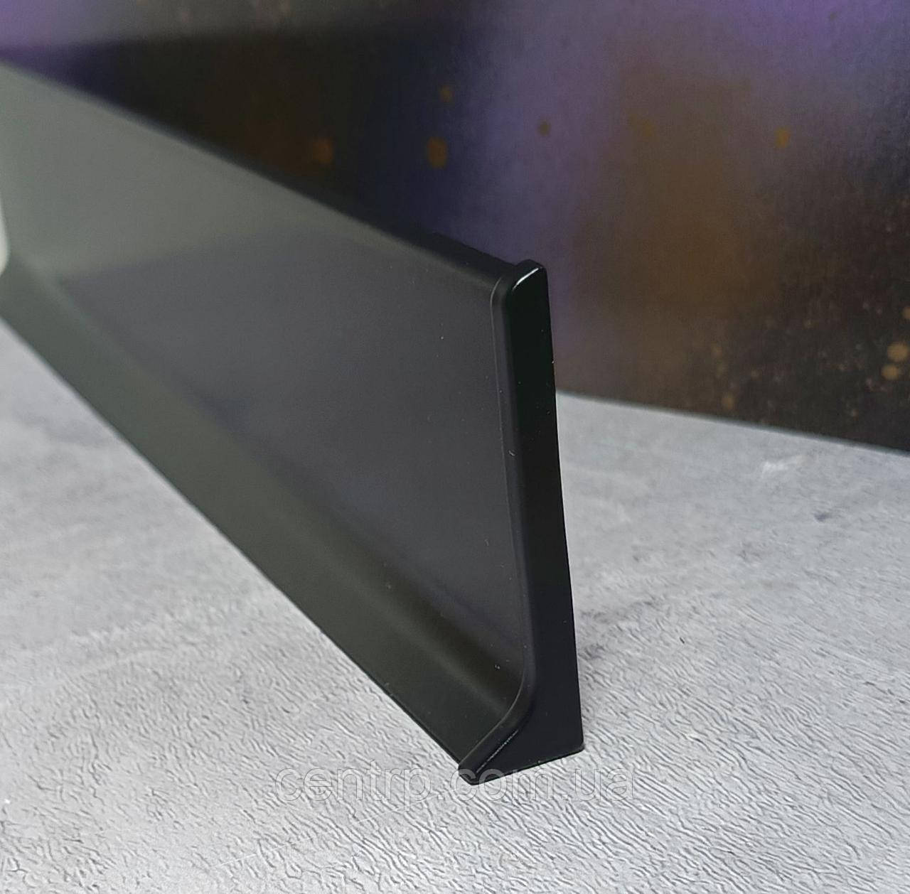 Ліва заглушка для плінтуса BEST DEAL 4/61 чорна, фото 1