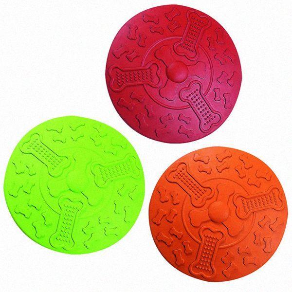 Інтерактивна гумова іграшка для собак Flamingo Frisbee ФЛАМІНГО ФРІСБІ