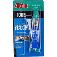 Універсальний силіконовий герметик Akfix 100E (50 ml, прозорий)