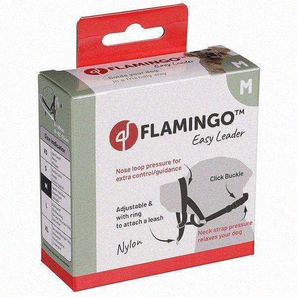 Намордник для корекції поведінки собак, лабрадор, доберман, ретрівер Flamingo Easy Leader M ФЛАМІНГО ІЗІ ЛІДЕР