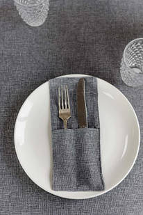 Чохол для столових приборів Graphite 24х10см