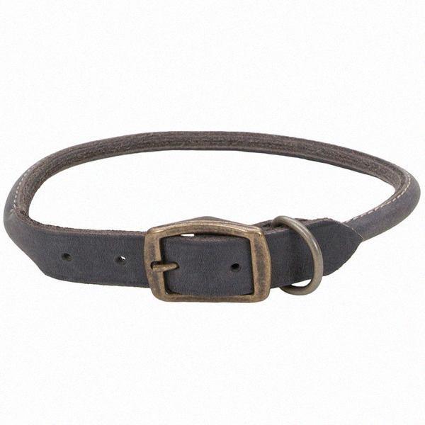 Круглий шкіряний нашийник для собак, 1х40см Coastal Circle-T Round Dog Collar КОСТАЛ СЕРКЛ-Т