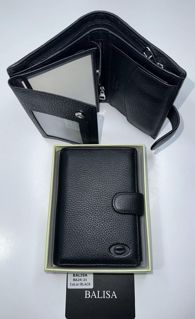 Чоловіче шкіряне портмоне Balisa 24-21 black.Купити чоловічі гаманці гуртом і в роздріб в Україні., фото 1