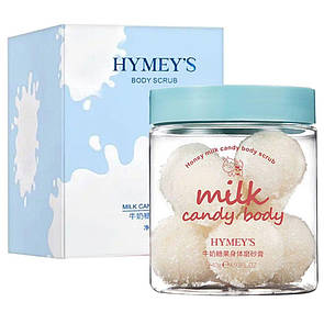 Скраб цукровий у кульках для тіла HYMEYS Milk 140 г