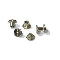 Болти для палітурки металеві  5,5мм Срібні 100шт (1402105)