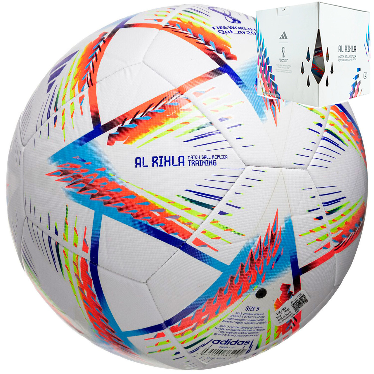 М'яч для футболу Adidas Al-Rihla Training (розмір 4) H57798 + подарунок