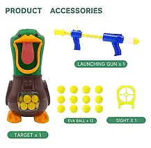 Дитячий набір стрільба по качках Duck Shooting, Гра дитяча домашня тир78ська качка, фото 6