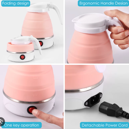 Силіконовий електрочайник Eltctric Kettle 600 мл 521-152