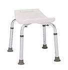 Стілець (табурет)для ванної та душу без спинки з регулюванням висоти, алюмінієві ніжки 49×40×37-52см, (DA 2010A), фото 2