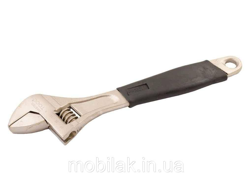 Ключ розв. гумова ручка (300мм) 76-0124 ТМ MASTER TOOL