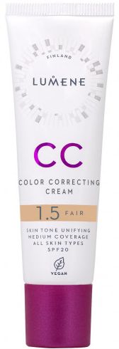 Lumene CC  FAIR 30ml Тональний крем(оригінал оригінал Фінляндія), фото 1