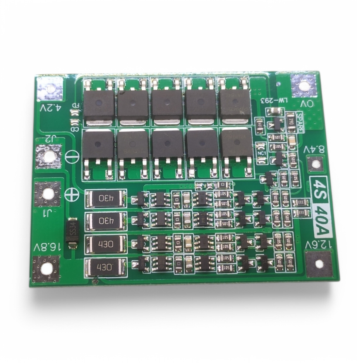 Плата BMS контролер 4S 40A для Li-Ion акумулятора