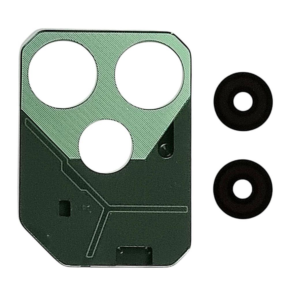 Скло камери для Tecno Pova 6 (з рамкою) Green, фото 1