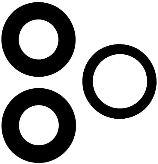 Скло камери для iPhone 16 Pro (комплект) Black, фото 1