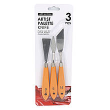 Набір художніх Мастихінів 3шт. MPK-03 Art Nation