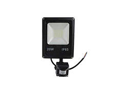 Прожектор LED з датчиком руху 20W IP65 ТМ ELECTROHOUSE
