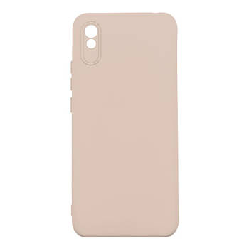 Чохол Silicone Cover Full Camera для Xiaomi Redmi 9A Pink Sand