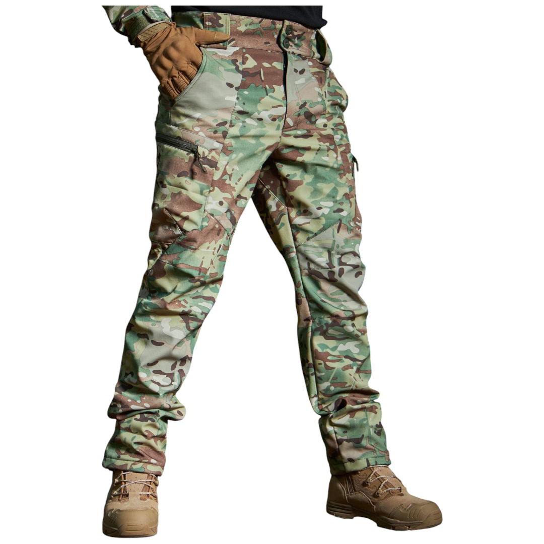 Брюки тактичні софтшел Soft Shell Military в кольорі мультикам