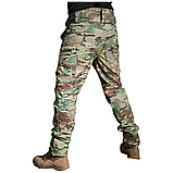 Брюки тактичні софтшел Soft Shell Military в кольорі мультикам, фото 4