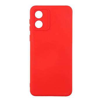 Чохол Silicone Cover Full Camera для Motorola E13 Red