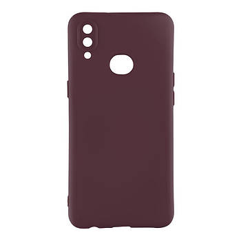 Чохол Silicone Cover Full Camera для Samsung Galaxy A10s (A107) Maroon
