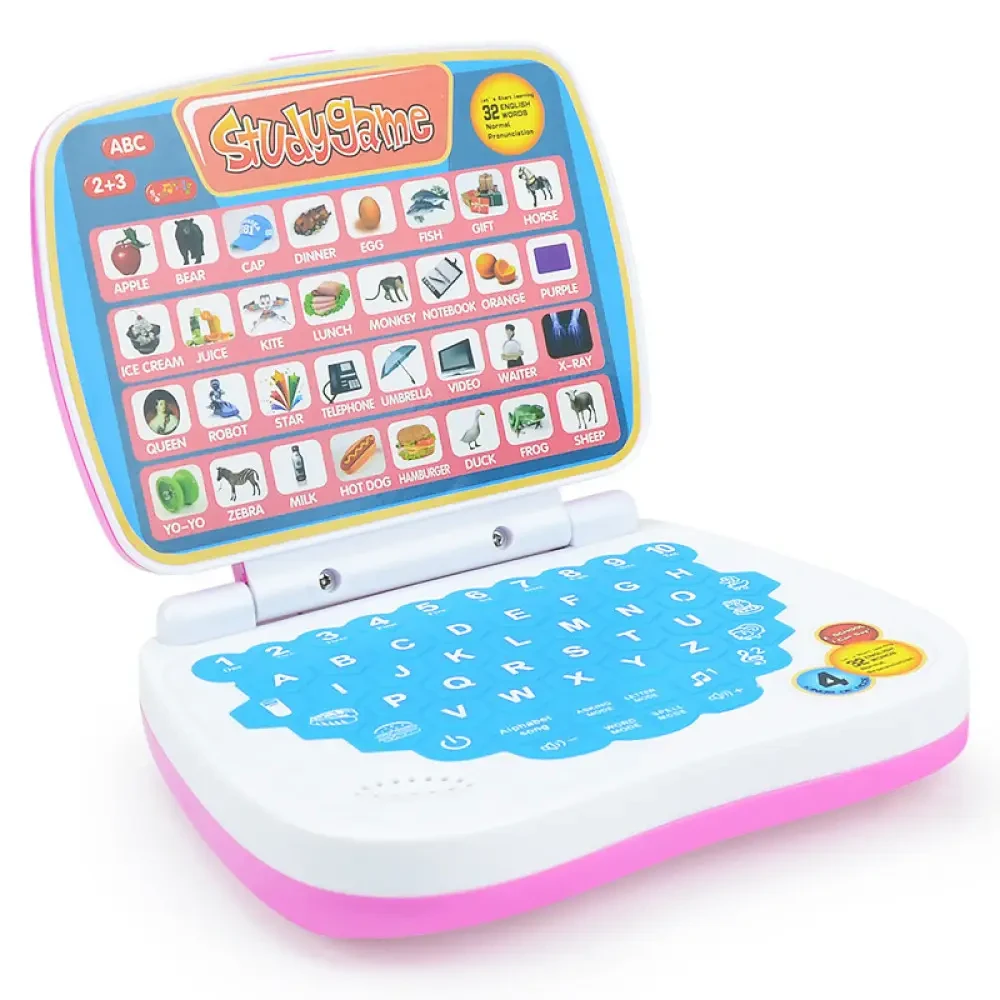 Дитячий мініноутбук AH-802Y для вивчення англійської мови StudyGame, фото 1
