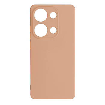 Чохол Silicone Cover Full Camera для Xiaomi Poco M6 Pro 4G Pink Sand
