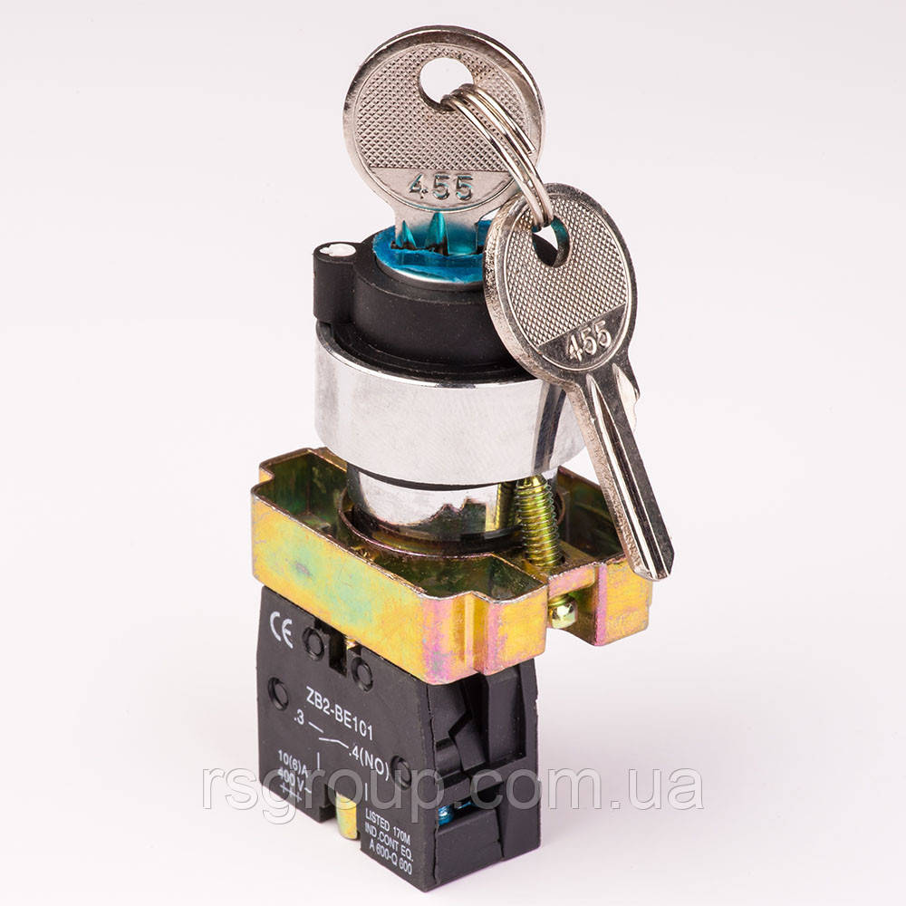 Кнопка керування поворотна з ключем XB2-BG21