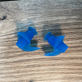 Беруші для дайвінгу, затички у вуха від води, беруші, беруші для пірнання Hechpro сині (4934)