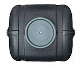 Місткість 100 л прямокутна чорна пластикова для води, крапельного поливу та технічних потреб, бак., фото 2