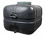 Місткість 100 л прямокутна чорна пластикова для води, крапельного поливу та технічних потреб, бак., фото 5