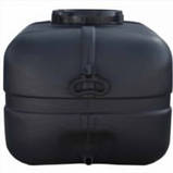 Місткість 100 л прямокутна чорна пластикова для води, крапельного поливу та технічних потреб, бак., фото 6