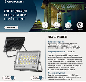 LED прожектори ENERLIGHT серії ACCENT