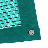 Затінювальна сітка 45% 4 м*5 м посилена з люверсами для городу та рослин, сонце затінювальна сітка ТМ "Shadow, фото 4