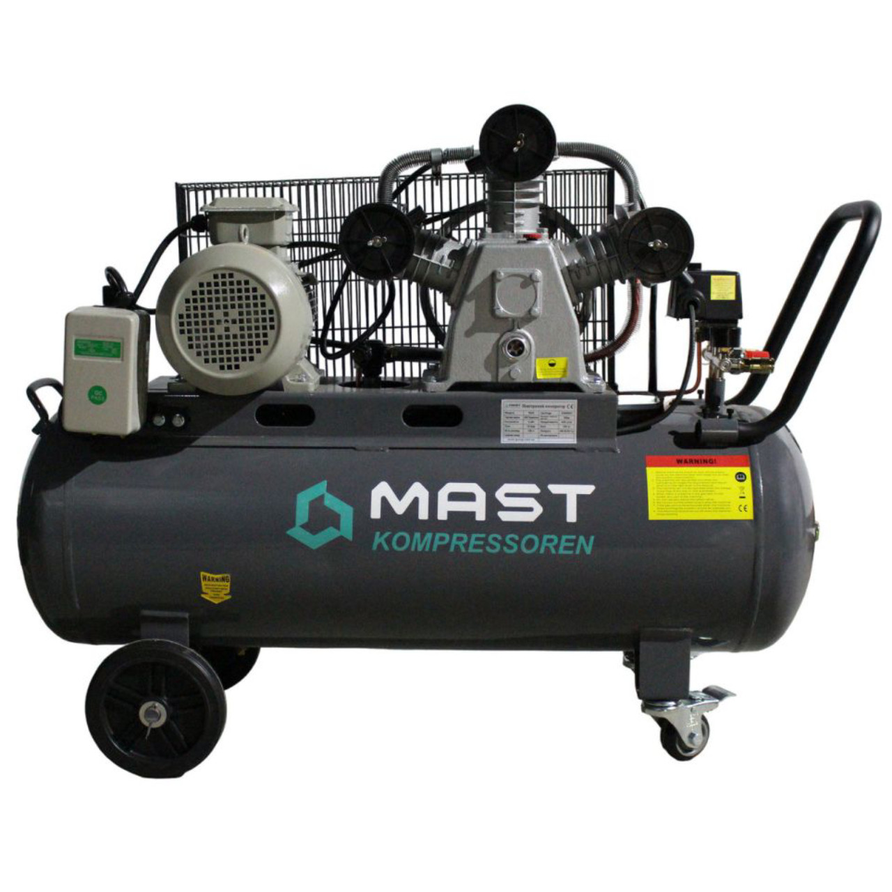 Поршневий компресор MAST ZA65/100L 400V