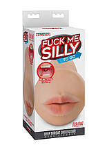 Мастурбатор Рот із рядом зубів Pipedream Extreme, бежевий