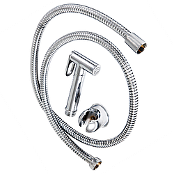 Комплект для біде лійка тримач шланг Ango хром латунь Brass 62