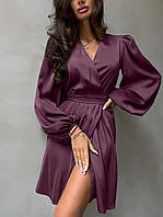 Изящное платье с длинными рукавами Ткань: шелк Армани Размеры: 42-44, 46-48