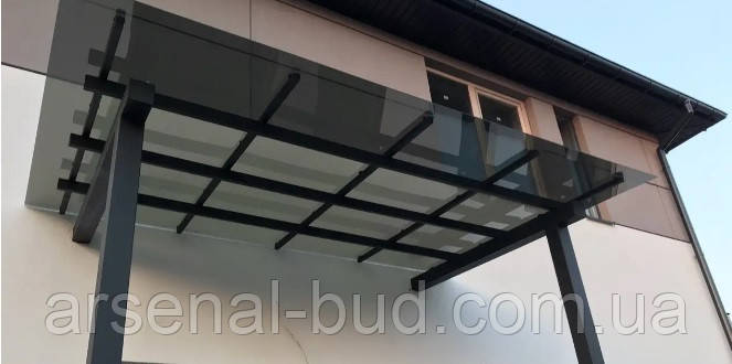 Монолітний полікарбонат , товщина 6мм колір, графітовий, OSCAR PREMIUM ( 205см Х 305см), фото 1