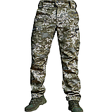 Брюки тактичні софтшел Soft Shell Military в кольорі піксель ММ14, фото 3