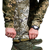 Брюки тактичні софтшел Soft Shell Military в кольорі піксель ММ14, фото 8