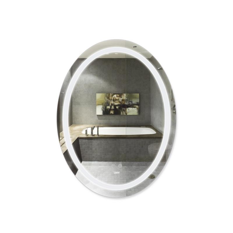 Дзеркало Lidz Vida 800х600 з LED-підсвіткою Touch, з антизапотіванням, з димером, рег. яскравості LD78LF6080