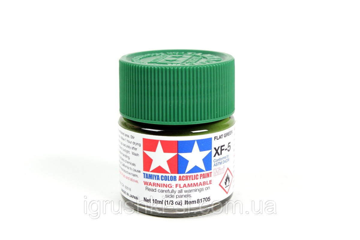 Фарба акрилова Tamiya зелена (green)
