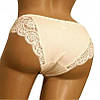 Труси сліпи Афина 011 бавовняні з мереживом шампань 3XL, фото 2
